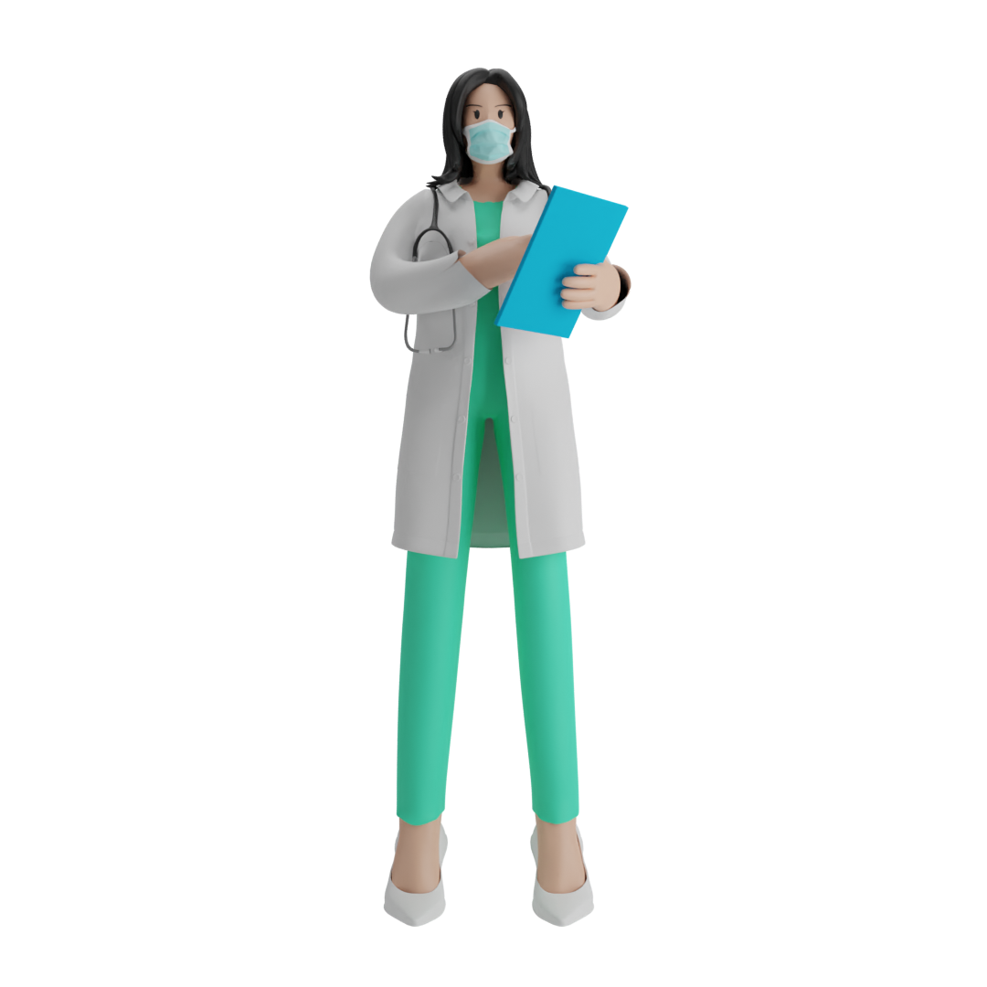 female doctor illustration