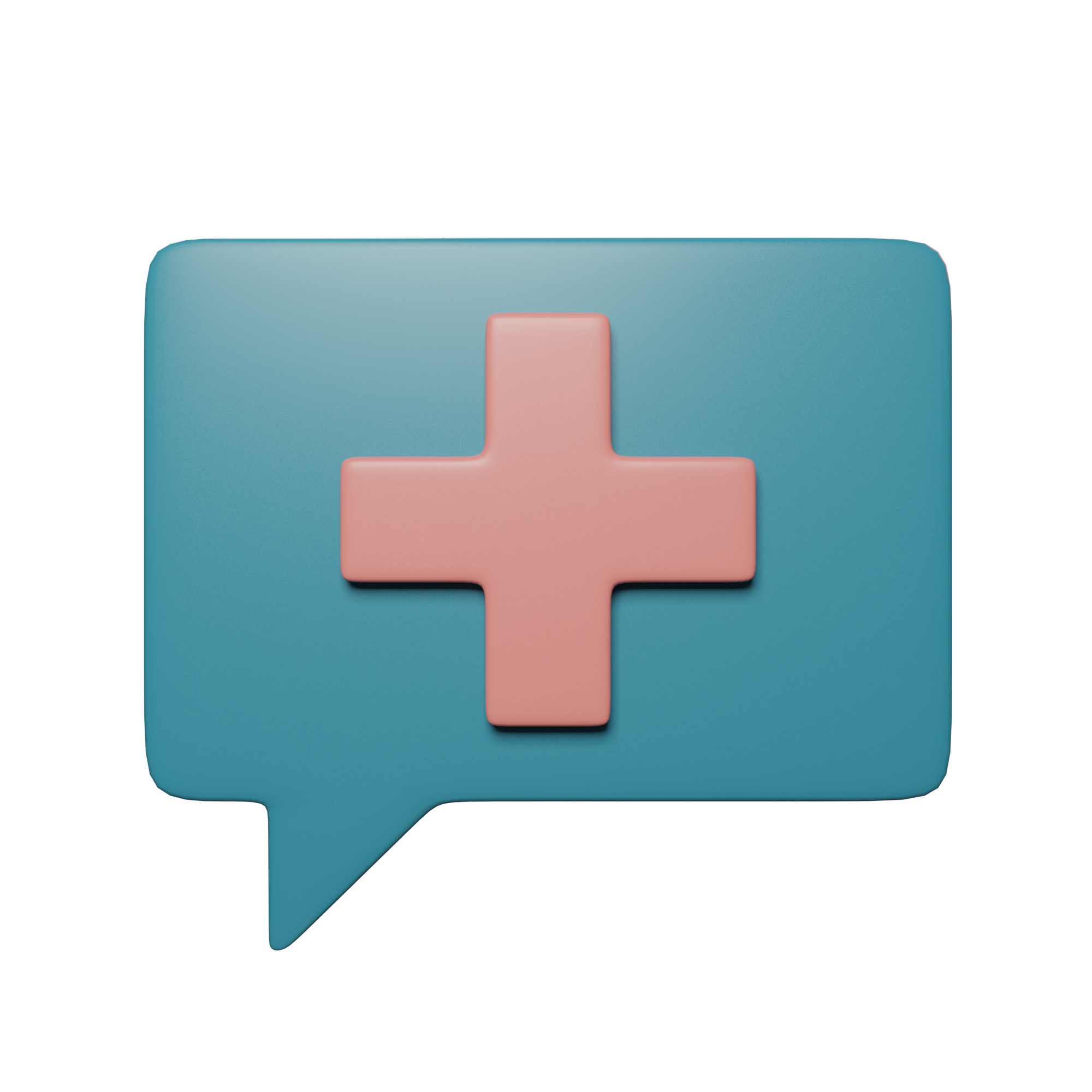 hospital icon with chat